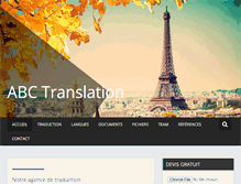 Tablet Screenshot of agence-de-traduction.org